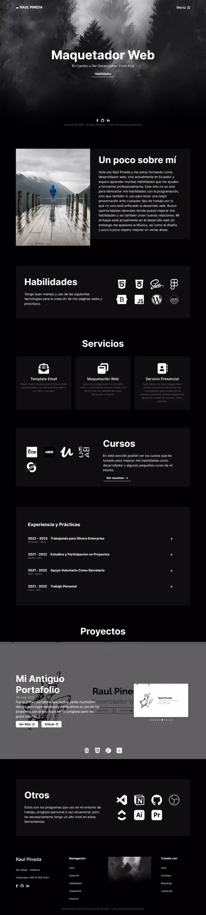 Mi antiguo portafolio